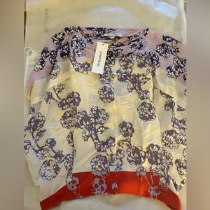 Dvf silk kimono top